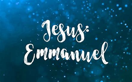 Emmanuel – God with us!